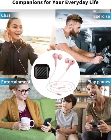 USB C Headphone for Samsung S26 S25 FE S24 A16 A17 Z Wired Earbuds Magnetic in Kuwait