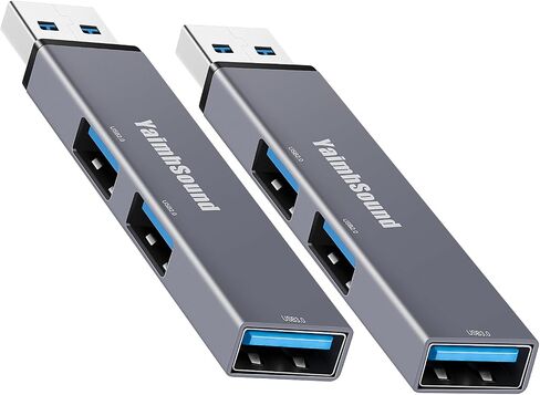 3-Port USB Hub, Small USB Hub, YaimhSound Mini USB Hub, 2 Port USB Splitter in Saudi Arabia