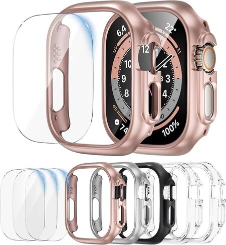 5+3 Case for Apple Watch Ultra 3/2/1 49mm Screen Protector in Kuwait