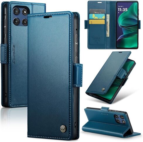 HAII for Motorola Moto G Stylus 5G 2026/Moto G Stylus 5G 2025 Wallet Case, with Credit Card RFID Blocking Credit Magnetic Closure Protective Cover Slot for Moto G Stylus 5G 2025/2026 - Black in Kuwait