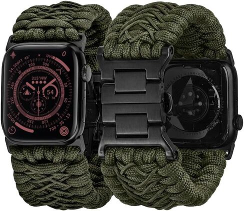 Tefeca Titan Series Ultra Wide Paracord Band Compatible with Apple Watch/Ultra in Kuwait