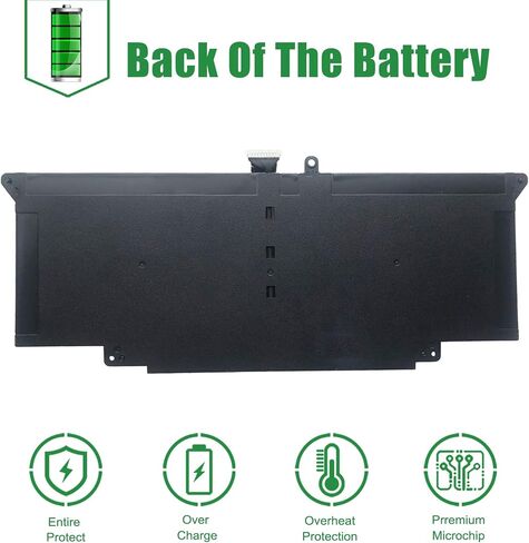JHT2H Laptop Battery Replacement for Dell Latitude 7310 7410 2-in-1 Series Notebook 04V5X2 4V5X2 07CXN6 7CXN6 7.6V 52Wh 6500mAh in Kuwait