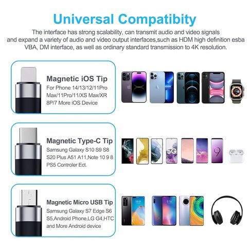 4 in 1 Multi Charging Cable Multi USB Fast Charging Nylon Cord (4Ft) in Kuwait