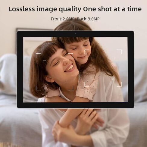 ZZB Tablet 10 Inch Android Tablets, 64GB+8GB Tablet, 1024GB Expand，6000mah Battery, Quad-Core Processor Tableta, 8MP Camera WiFi BT 10.1'' IPS HD Touch Screen,10 in Tabletas in Kuwait