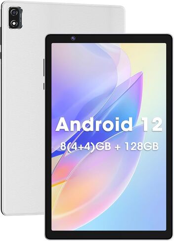 10 Inch Tablet, Android OS, 2GB RAM + 32GB Storage, Quad-Core Processor, 6000mAh Battery, 10.1" HD IPS Display, Wi-Fi 6, Dual Camera, Silver in Kuwait