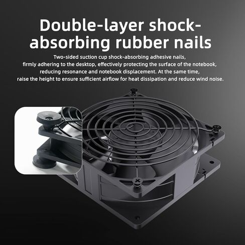 Computer Fan with AC Plug, 120mm Fan Variable Speed Axial Muffin PC Fan with Controller, 220V Small Exhaust Fan, 12V Computer Fans, Case Cooling for PC, Server, Cabinet, Router, Receiver (1 Pack) in Kuwait