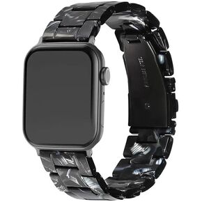 CRIS-BAND Resin Bands Compatible with Apple Watch Series 11/10/9/8/7 Bands 46mm 45mm 44mm 42mm 41mm 40mm for Women, Strap for iWatch Ultra 3/2 49mm Series 6/5/4/3/2/1/SE3 Slim Bracelet Wristband in Kuwait