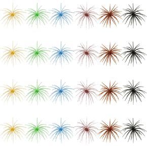 24pcs Urchin Baits for Bass Fishing Soft Dice Fishing Lures for Freshwater in Kuwait