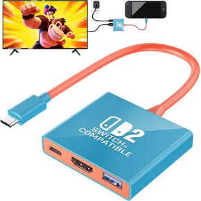 Switch 2 TV Dock [for Version 21.0.0] with 4K/60Hz HDMI 2.0A Adapter in Kuwait
