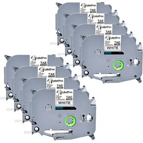 Compatible Label Tape Replacement for 231 Laminated Label Maker Tape, 12mm 0.47 Laminated White, for PT-D200 PT-D210 PTH100 PT-D400, 0.47" x 26.2', 8 Packs in Kuwait