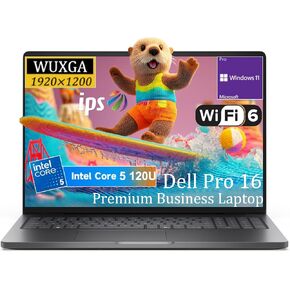 Dell Pro 16 Premium Business Laptop Intel Core 5, 16GB DDR5 RAM, 512GB SSD in Kuwait