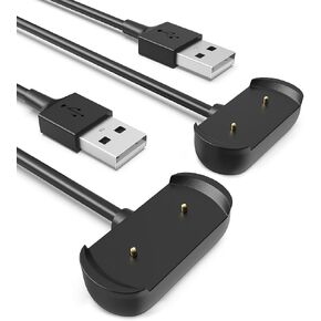 2 Pack Charger for Amazfit Bip 5/3, Bip U Pro, Gts 4 Mini,Gts 2/2 Min i/ 2e, GTR 2/ 2e, GTR Mini,T-Rex Pro,Active,3.3Ft USB Replacement Smart Watch Charger for Amazfit Accessories in Kuwait