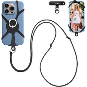 MoKo Phone Crossbody Lanyard - Adjustable Neck Strap with Phone Ring Grip in Kuwait