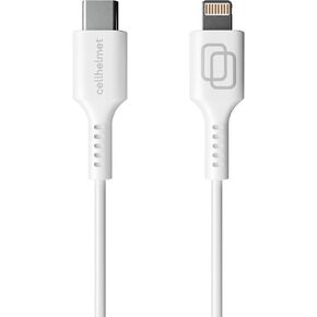 cellhelmet Lightning Charge Cable Type C for Apple - 3ft Round | As Seen on Shark Tank | in Retail Package in Kuwait