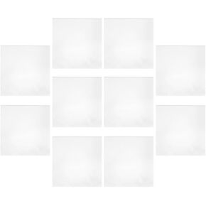 ibasenice 10pcs Plastic Vinyl Record Sleeves with Self Adhesive Seal White Protective Covers for Vinyl Records Outer Sleeves for Home or Studio Use in Kuwait