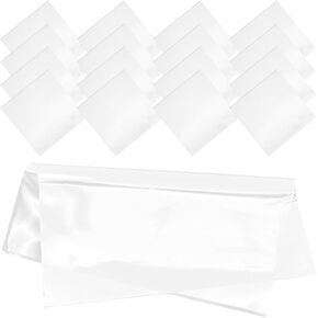 Generic 25pcs Plastic Vinyl Record Protector Sleeve Self-Adhesive Design Sturdy and Tear-Resistant Outer Sleeve for Protecting Vinyl Records Collectors in Kuwait
