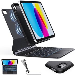 Keyboard Case for iPad 10th 11th Gen Floating Cantilever Stand in Kuwait