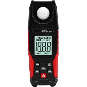 Diydeg Digital Illuminance Meter, LCD Digital Light Meter 0.1 to 200000LX Handheld Light Brightness Measurement Tool with LCD Screen for Photography in Kuwait