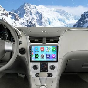 10.1'' Android 14 Car Stereo Radio for Chevrolet Malibu 2008-2012, Double Din Radio with Carplay Android Auto GPS Navi SWC Bluetooth WiFi FM RDS DSP Mirror Link Split Screen MIC Backup Camera in Kuwait