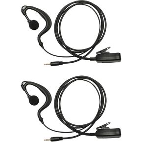 G Shape Earpiece Compatible with Cobra Cxt195 PX655 Cx112 PX650 2PCS in Kuwait