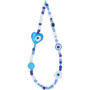 Evil Eye Beaded Phone Charm, Evil Eye Lanyard Wrist Strap in Kuwait
