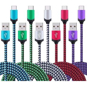 5Pack 6FT Fast USB Type C Cable Phone Charger Cord for Samsung Galaxy S26 in Kuwait