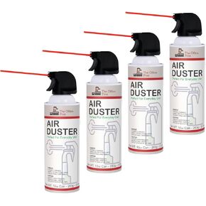 Can Air, Compressed Canned Air, Air Duster, Can Air Duster for Computer, Electronic Keyboard Cleaner - 10oz Can - 4 Cans in Kuwait
