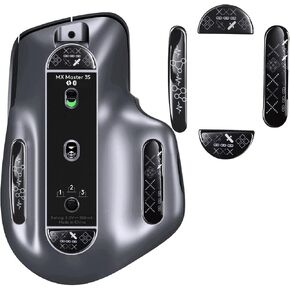 immoenuc Glass Mouse Skates for Logitech MX Master 3/3s Mouse Feet Pads Smooth Durable Slim 2.5D Curved Edge Mice Replacement Accessories (Printing Pattern) in Kuwait