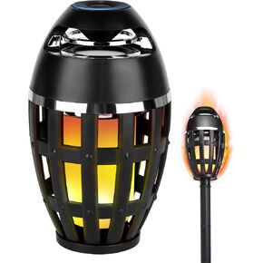 2 PACK Outdoor Bluetooth Flame Speakers with Stakes for Patio, Party in Kuwait