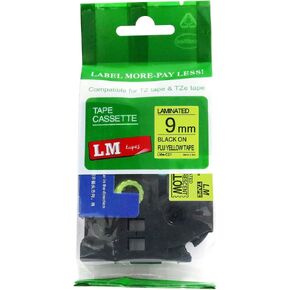 LM Tapes - Premium 1.5" (36mm) Black on Reflective Silver Compatible TZe P-Touch Tape for use with Brother PT-9500PC, PT9500PC, PT9500, PT-9500 Label Maker Includes Tape Size/Color Guide. in Saudi Arabia