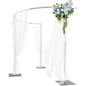Curved Pipe and Drape Backdrop Stand 10x10ft -Sliver in Kuwait