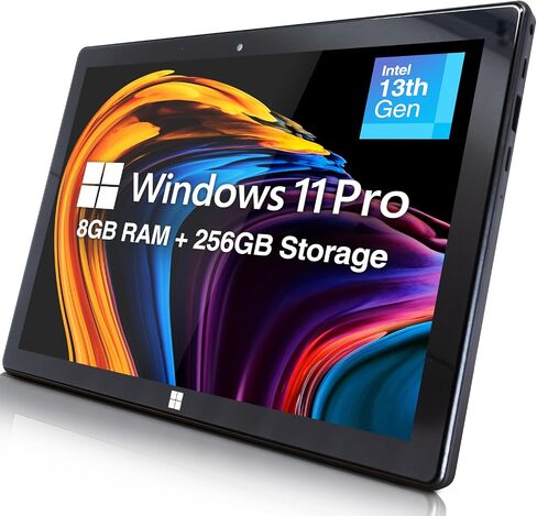 Fusion5 Built in USA 10.1" Windows 11 Professional Tablet PC FWIN232 PRO N5, 12GB RAM, 512GB SSD, Intel 13th Gen, Full HD Windows Tablet, USB C, HDMI - 2 Year Full Warranty with Accidental Damage in Kuwait
