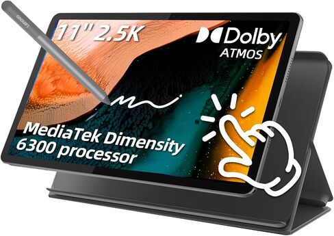 Lenovo 11″ Idea Tab, 2.5K (2560 x 1600) Touchscreen, 90Hz, MediaTek Dimensity 6300, 8 GB RAM 512 GB Storage(256GB UFS+256GB SD Card), College Tablet, Integrated Arm Mali-G57 MC2 Tab Pen and Folio Case in Kuwait