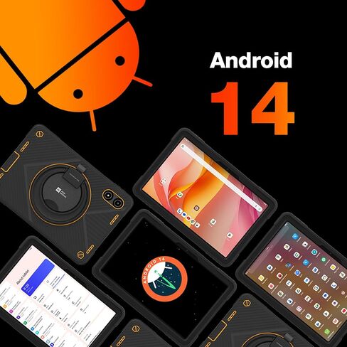 AGM P2 Active Ultra Rugged Tablet for All, 11" Android Tablet, 16GB RAM 256GB ROM 2TB TF, 90Hz FHD IPS Display/Widevine L1, MTK G99, 8000mAh, GMS/GPS/OTG, IP68/IP69K Waterproof, Strap & Case Included in Kuwait