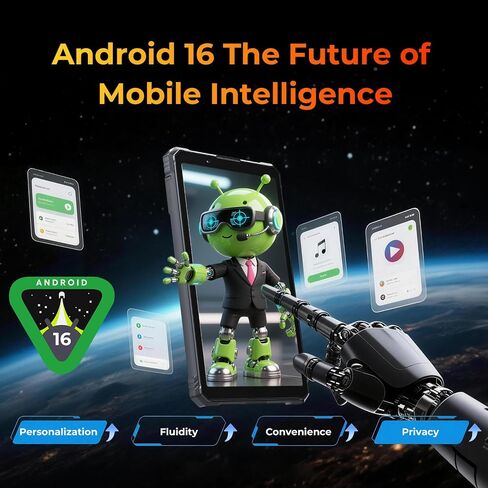 HOTWAV R11 Pro 2026 Rugged Tablet with Stylus, 8.7" Android 16 Mini Tablet in Kuwait