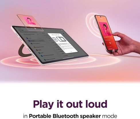 Lenovo Tab Plus Gen 2 - Entertainment Tablet and Clear Case - 12.1″ 2.5K IPS Touch Display - 120Hz - MediaTek Dimensity 7400 CPU - 8GB Memory - 256GB UFS Storage - Integrated Arm Mali-G615 MC2 GPU in Kuwait
