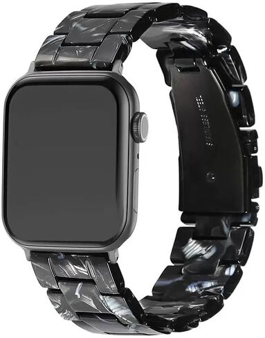 CRIS-BAND Resin Bands Compatible with Apple Watch Series 11/10/9/8/7 Bands 46mm 45mm 44mm 42mm 41mm 40mm for Women, Strap for iWatch Ultra 3/2 49mm Series 6/5/4/3/2/1/SE3 Slim Bracelet Wristband in Kuwait