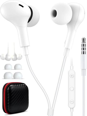 3.5mm Wired Earbuds with Mic for MacBook/Chormebook PC,Magnetic In Ear Buds in Kuwait