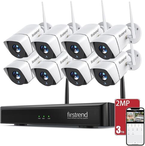 firstrend Wireless Security Camera System with 3TB Local Storage in Kuwait