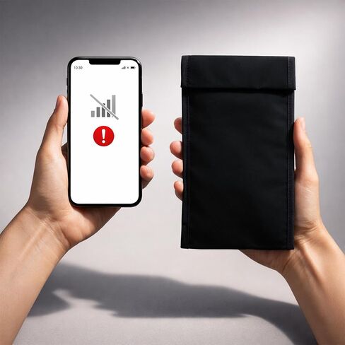 NIULAFAR WiFi Router Cover & Faraday Phone Bag – E.M.F/RF Shielding in Saudi Arabia