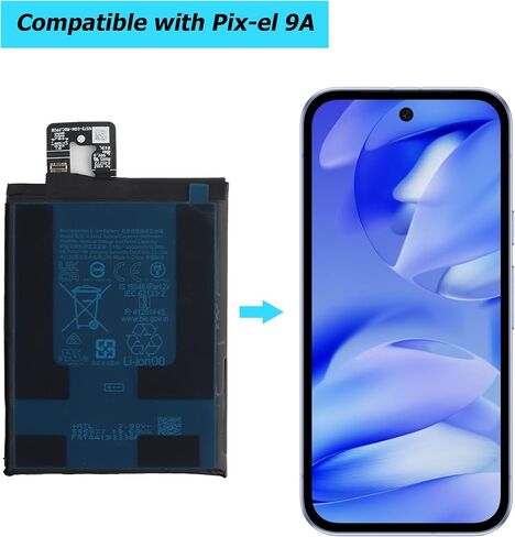 New G526Q Replacement Battery Compatible with Google Pixel 9A with Technical Toolkit in Kuwait