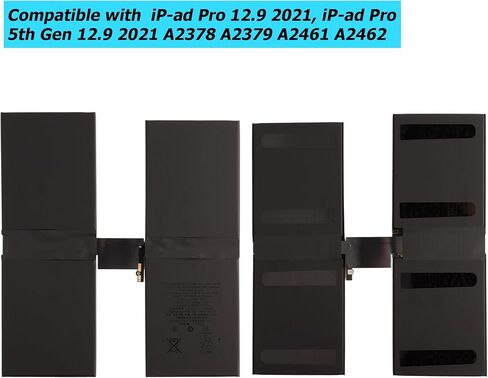 New A2387 Replacement Battery Compatible with iPad Pro 12.9 2021, iPad Pro 5th Gen 12.9 2021 A2378 A2379 A2461 A2462 with Technical Toolkit in Kuwait