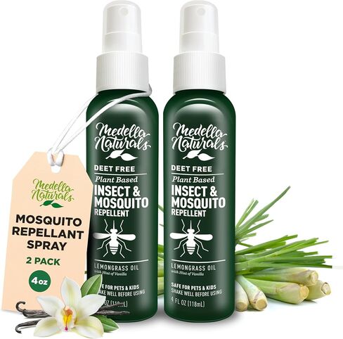 Deet-Free Insect & Mosquito Repellent – Nice Smelling, Pack of 3 (2 oz) in Kuwait