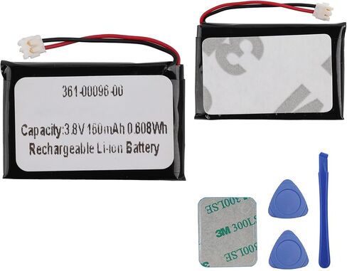 New Replacement Battery 361-00096-00 for Gar-min Fenix 5S Fenix 5S Plus, Auxiliary Battery Backup Power Support System 160mAh with Tools in Kuwait