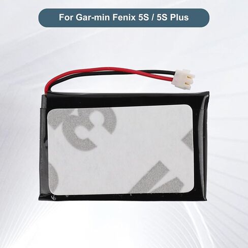 New Replacement Battery 361-00096-00 for Gar-min Fenix 5S Fenix 5S Plus, Auxiliary Battery Backup Power Support System 160mAh with Tools in Kuwait