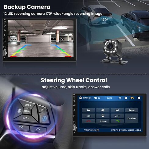 [Upgrade] Single Din HD Touch Screen Car Stereo with Bluetooth in Kuwait