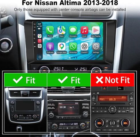 Car Radio Stereo for Nissan Altima 2013-2018, 9 Inch IPS Touch Screen in Kuwait