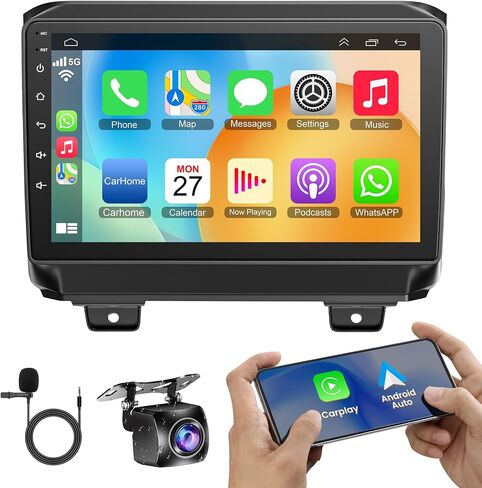 8 Core+64GB Car Radio for Jeep Wrangler JL 2018-2021&Gladiator JT 2020-2021 in Kuwait