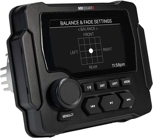 MB Quart GMR LED Built in Bluetooth 160 Watt Powered Nautic Marine Grade 3.5 Inches LED Screen Source Unit Media Player for GMR 3 in Kuwait