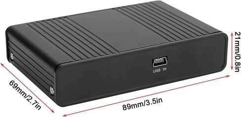 DM HD10 USB 5.1 External Sound Card, Aluminum Alloy Audio Adapter, Supports SPDIF Optical in Out, 6 Channel Analog Output, for Karaoke, Recording, Gaming, PC Laptop Desktop in Saudi Arabia
